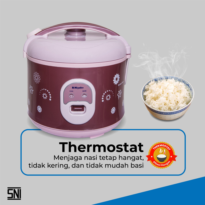 Miyako Rice Cooker Magic Warmer Plus 1.8 L - MCM18 BH B | MCM-18 BH B